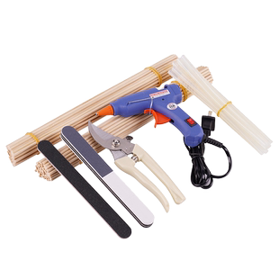 细竹棒DIY手工立体构成建筑木板实木模型材料小圆木棒木棍条竹签