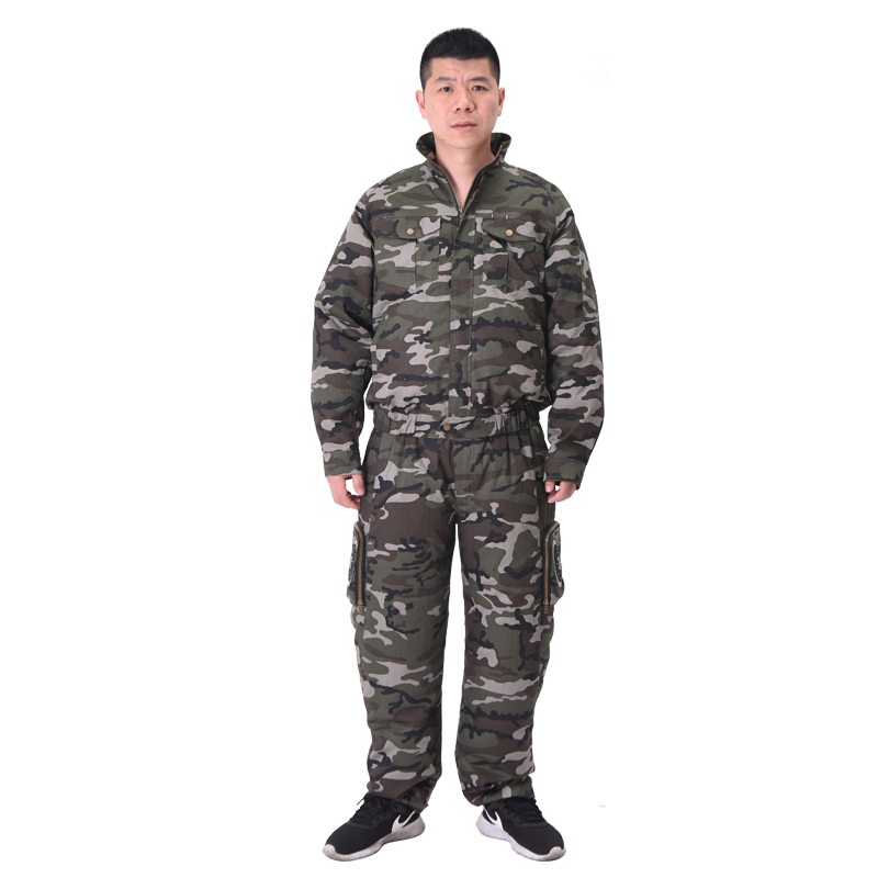 顶能无线一体机降温防暑空调服带风扇衣服充电制冷电焊迷彩服男女
