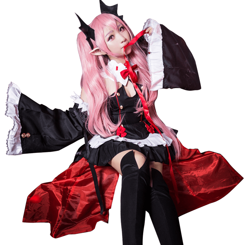 貓老師克魯魯COS服裝女全套終結(jié)的熾天使cosplay采佩西吸血鬼女裝
