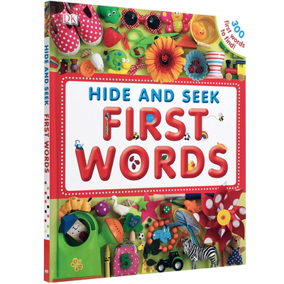 DK幼儿词典Hide and Seek First 100 300 Words词汇认知头脑体操书可搭first picture dictionary入门启蒙英文原版hideandseek