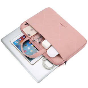 适用华为matebook14寸笔记本电脑包荣耀magicbook15x苹果macbook16neo联想小新pro13air保护套男女士小米手提