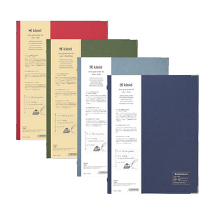 kleid A5活页笔记本记事本硬面抄2mm方格内页白色奶油色纸张替芯工作簿学生白领商务记录OK Fools高级纸