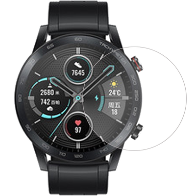 适用荣耀MagicWatch2钢化膜MNS-B19表贴膜MNS-B39荣耀手表2膜magic2保护膜46mm玻璃膜Minos-B19S华为手表屏膜