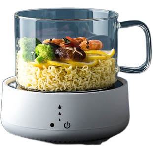 泡面碗学生宿舍耐热玻璃碗带盖透明加热家用带把大号沙拉汤碗餐具