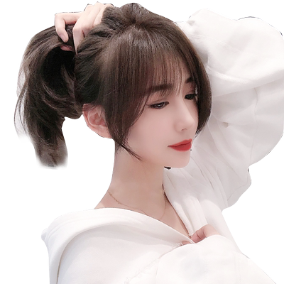 女片假刘海千姬全真人发