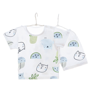 儿童竹纤维睡衣夏季薄款宝宝短袖套装女童家居服男童空调服婴幼儿