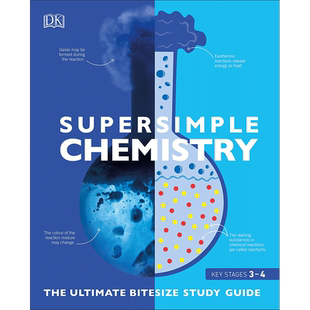 【现货】Super Simple Chemistry:The Ultimate Bitesize Study Guide简易化学 英文原版图书籍正版青少年读物DK系列化学研究指南