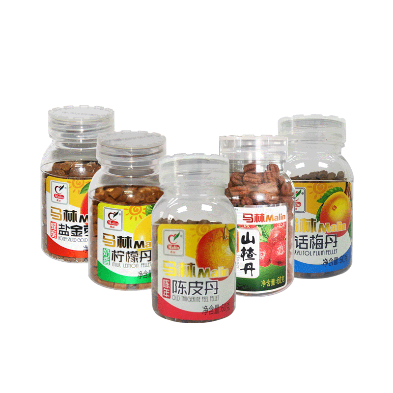 马林果丹60gx2瓶儿时好味道陈皮话梅柠檬山楂盐丹多味怀旧零食