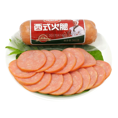 波尼亚西式火腿260g即食烤肠肉肠