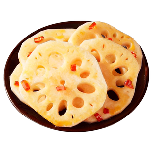【绝艺脆脆藕片】香辣黑鸭味零食小吃休闲食品脆莲藕丁卤味素食z