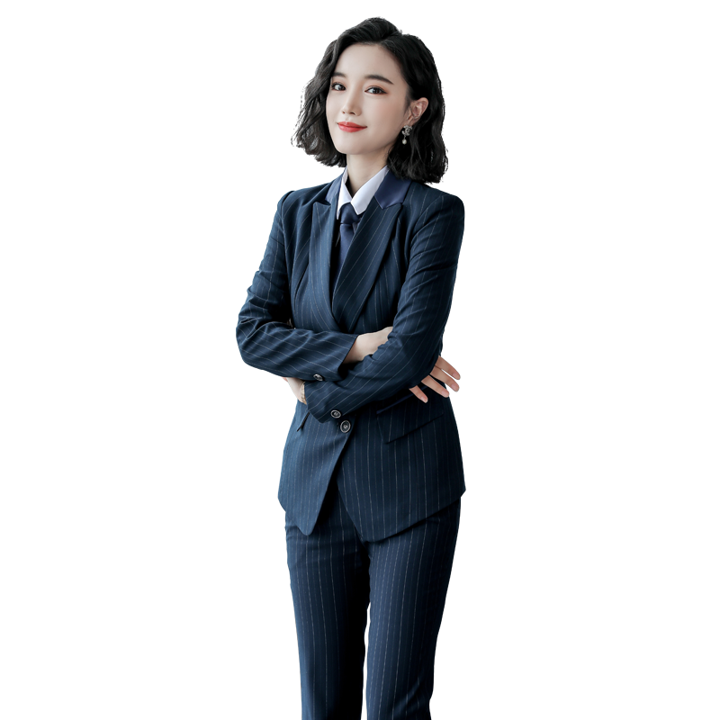 诗璐雅职场衬衫西装三件套女秋冬