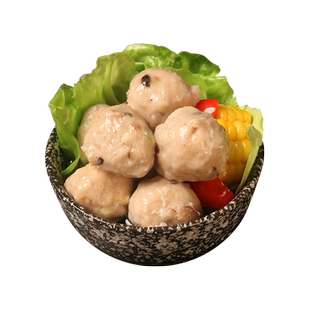 正宗潮汕特产达濠李老二香菇猪肉丸手打烧烤火锅边炉食材丸子贡丸