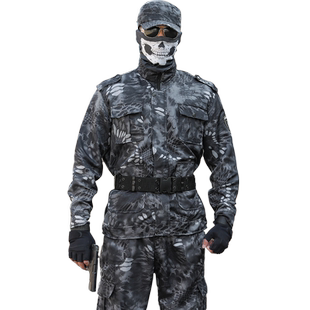 夏季迷彩服套装男军训教官特战服新式猎人迷彩服训作迷彩工作服女