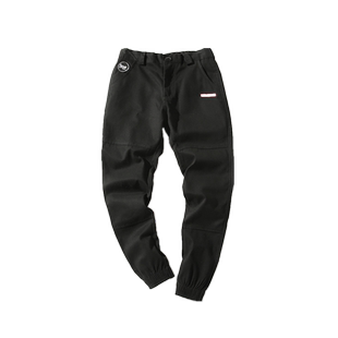 潮牌余文乐工装裤男休闲裤束脚裤陈冠希裤子男长裤宽松港风卡其色