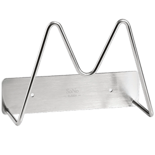 免打孔壁挂锅盖架收纳架大号304不锈钢挂式放砧板架厨房菜板架子