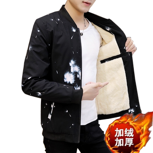 2025加绒加厚男士保暖羽绒棉服短款潮流轻薄棉衣冬装小棉袄外套男