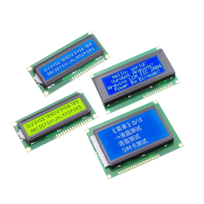 LCD1602A 12864 2004蓝屏黄绿屏带背光字库 5V LCD液晶屏 IIC/I2C
