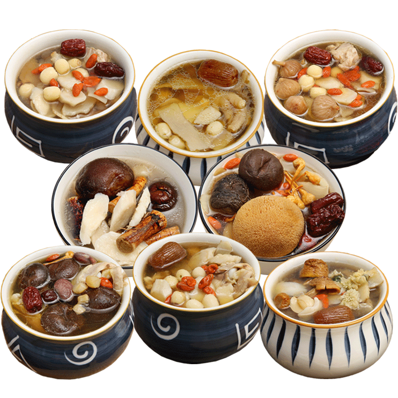 煲湯料 不再上火套餐2 共6包 廣式燉品 廣東湯料包干貨燉湯材料包