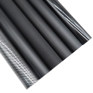 汽车改色膜亚光磨砂亮光黑车顶车内后视镜内饰中柱碳纤维贴纸贴膜