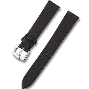 真皮手表表带男女款软皮头层牛皮代用天梭浪琴dw苹果通用超薄表带