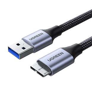绿联 usb3.0移动硬盘数据线延长连接线充电线接口适用于东芝wd希捷seagate西部toshiba硬盘三星note3/s5手机