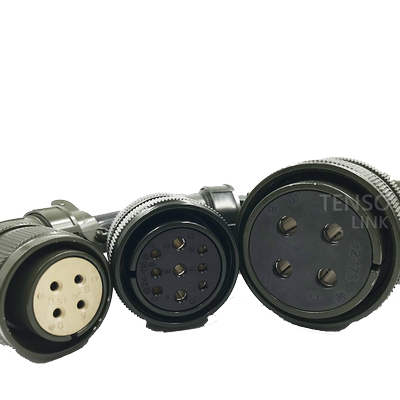 适用三菱安川松下伺服动力线航空插头4 9 17芯伺服电机线航空插头