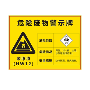 汽车修理厂危废标识牌危废物储存间有毒易燃贴纸安全管理制度kt板全套废活性炭废机油危废管理制度警示提示牌