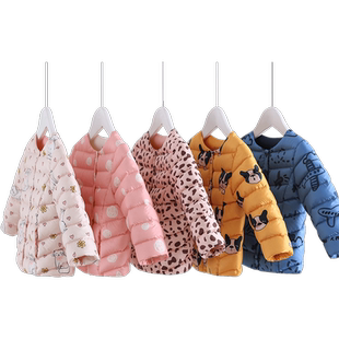 【打折】马克珍妮男女童超轻薄羽绒服秋冬装宝宝白鸭绒内胆213336