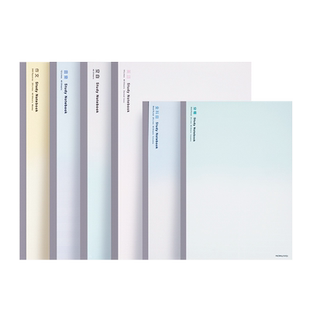 满5本包邮日本KOKUYO国誉学生设计学习本方格空白音乐英语作文笔记本子全科目中高小学生可用记事本分类笔录