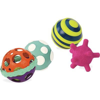 比乐宝宝手抓球可啃咬抚触球玩具