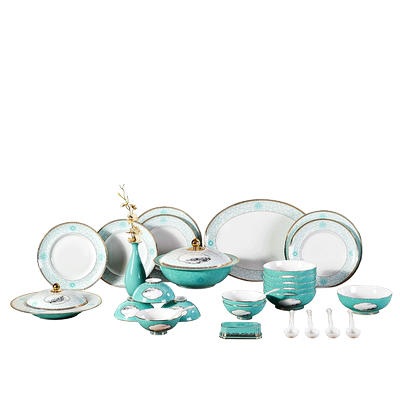 高淳陶瓷丝绸之路系列餐具中式