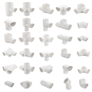 渠道型阳台卫生间PVC扁管地漏移位器下水三通弯头地漏移位器配件