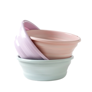 可折叠洗脸盆家用塑料小号洗澡婴儿洗脚盆便携式旅行钓鱼饵盆迷你
