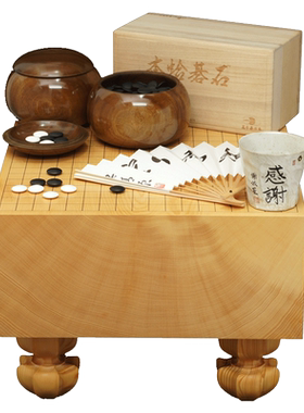 黑木围棋墩一枚板日本香榧木棋盘