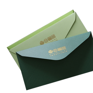 名赫中国风会员卡信封定制可印logo高级感烫金免费设计凹凸特种纸邀请函礼券发票高端信封信纸加厚珠光纸封套