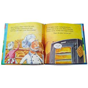 英文原版绘本 Gingerbread Man 姜饼人 英文原版小初文学故事书 小飘虫童话读本Ladybird First Favourite Tales 大音