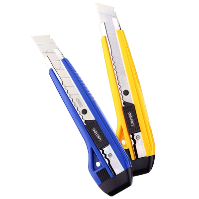 得力18mm仓库快递重型墙纸美工刀