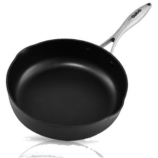 高尔豪麦饭石不粘锅牛排煎蛋烙饼炒菜煎炒锅电磁炉燃气灶平底炒锅