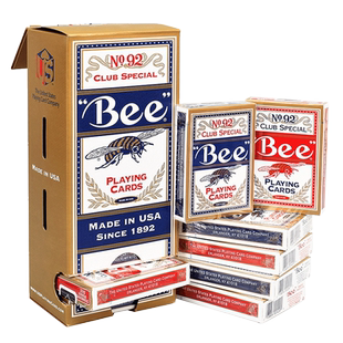 小蜜蜂扑克牌美国原装进口德州扑克专用牌正品蜜蜂Bee扑克牌纸牌