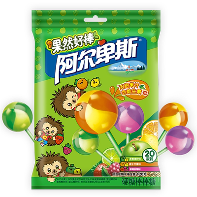阿尔卑斯奶香好棒特浓牛奶硬糖棒棒糖20支*2袋童年糖果进口奶源