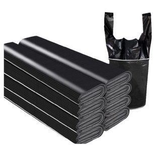 垃圾袋家用加厚中大号黑色手提背心式拉圾袋批发一次性厨房塑料袋