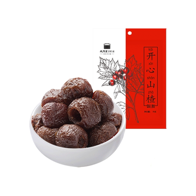 张萃丰零食120g包装无籽山楂果脯
