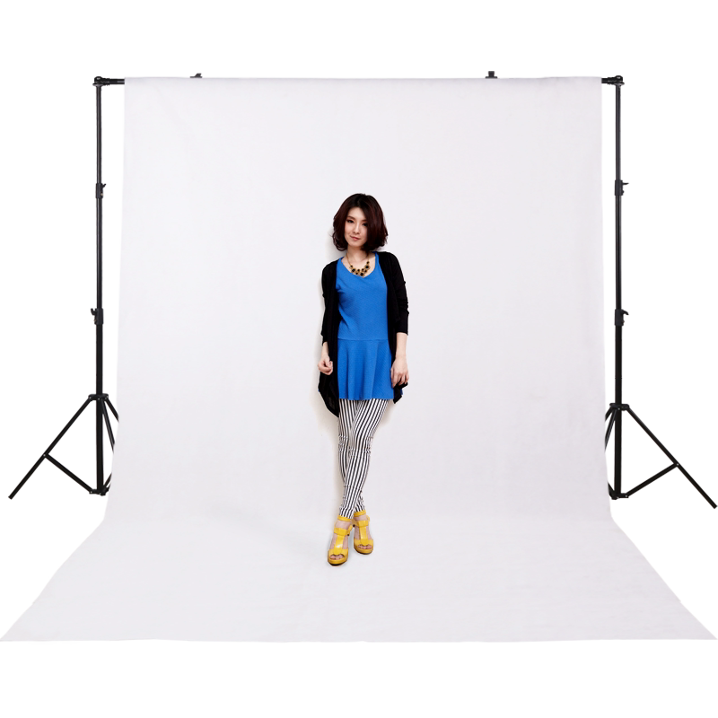 【加粗稳定】摄影背景架绿幕抠像布绿布拍摄背景布t型支架直播间背景墙挂纸板黑色吸光布拍照影棚伸缩杆架子