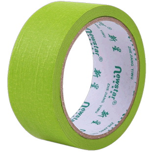 绿色纸胶带花艺DIY手工 美纹纸胶布美术生画画用汽车喷漆遮蔽贴边装饰刷外墙面美缝纸手撕无痕彩色美纹纸批发