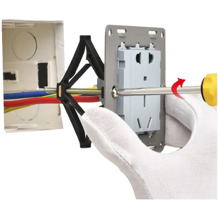 墙壁开关插座底盒暗盒修复器线盒固定神器万能86型通用修补器撑杆