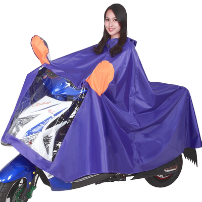华海雨衣电动车单人透明大加厚