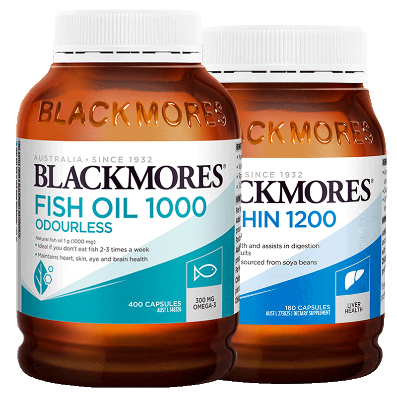 澳佳宝BLACKMORES无腥味鱼油卵磷脂软胶囊心脑血管官方正品