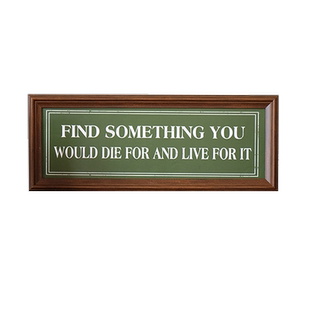 美式复古文艺范英文字母字牌名言句挂画 装饰工艺画阳台墙面壁画