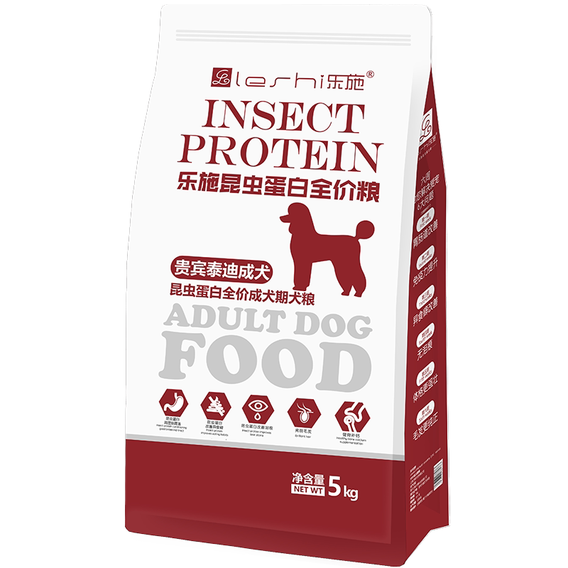乐施狗粮贵宾泰迪成犬昆虫蛋白