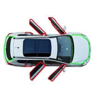 大众速腾专用汽车全车门边缝隙防尘风水撞隔音加装改装橡胶密封条